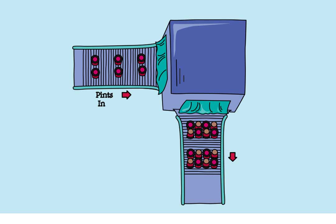 Illustrated diagram of a bundler